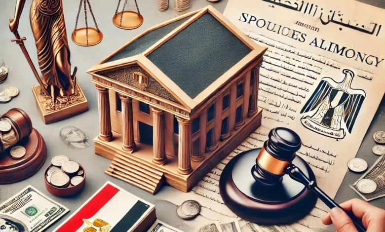 Dall·e 2024 08 25 12.02.28 An Image Representing A Judicial Ruling In Egypt That Nullifies Spousal Alimony And Orders The Return Of Unjustly Received Funds. The Image Should Inc