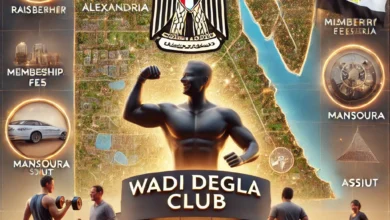 Dall·e 2024 08 25 16.29.09 An Image Representing The Announcement By Wadi Degla Club About Raising Membership Fees And Opening New Branches In Three Egyptian Cities Alexandria