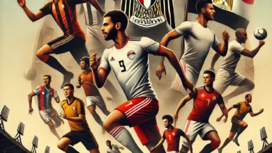 Dall·e 2024 08 25 16.37.32 An Image Representing The Egyptian Football Associations Decision To Maintain The Current Number Of Foreign Players Allowed In The Egyptian Premier L