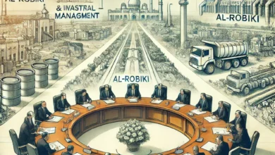 Dall·e 2024 08 27 19.36.36 An Image Depicting A Government Meeting Led By The Deputy Minister Of Housing Discussing The Sewage And Industrial Waste Management System In Al Robik