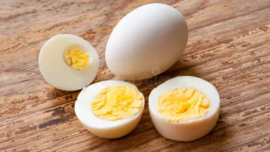 Closeup Unpeeled Boiled Egg Half Eggs White Background Food Menu Concept Closeup Unpeeled Boiled Egg Half Eggs 117215484