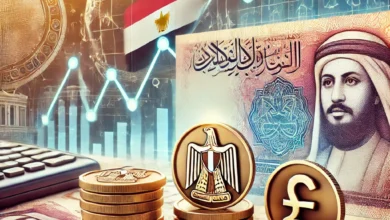 Dall·e 2024 09 03 18.28.53 An Image Depicting The Exchange Rate Of The Qatari Riyal Against The Egyptian Pound On Tuesday September 3 2024. The Image Should Include Symbols Of