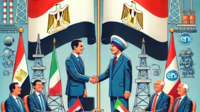 Dall·e 2024 09 03 18.34.57 An Image Depicting The Egyptian Minister Of Petroleum Visiting Italy To Enhance Cooperation With The Energy Company Eni. The Scene Should Include Elem