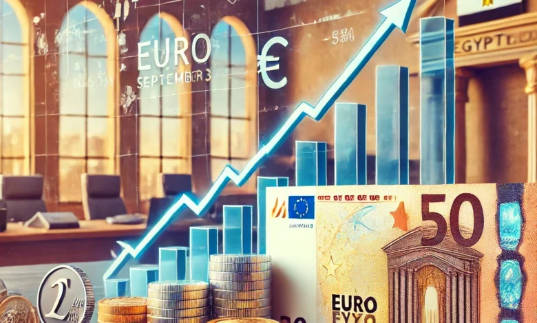 Dall·e 2024 09 03 18.54.29 An Image Representing The Exchange Rate Of The Euro Against The Egyptian Pound On Tuesday September 3 2024 In Egyptian Banks. The Scene Should Incl