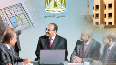 Dall·e 2024 09 03 19.06.18 An Image Depicting The Egyptian Minister Of Housing Meeting With Officials From The New Obour City Authority To Discuss Progress In Various Sectors. T