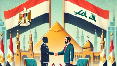 Dall·e 2024 09 03 19.12.21 An Image Representing A Meeting Between The Egyptian Minister Of Tourism And The Iraqi Ambassador In Cairo Discussing Ways To Enhance Cooperation In