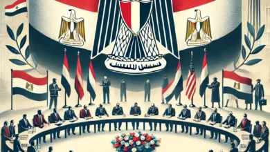 Dall·e 2024 09 04 19.50.36 An Image Representing A National Dialogue In Egypt Symbolizing A Political Unity And Collaboration Among Different Political Forces. The Image Should