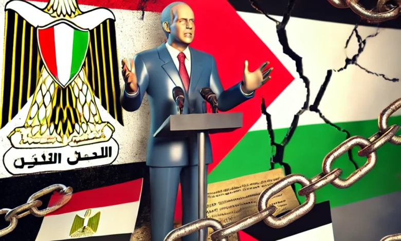 Dall·e 2024 09 04 20.08.48 An Image Representing Egypts Historical Role In Supporting Palestine And Exposing Netanyahus Political Deceit. The Image Should Include Symbols Of U 2